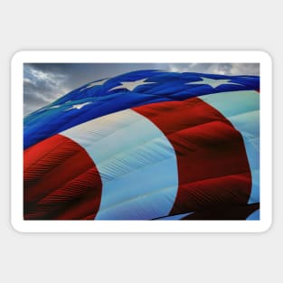 Stars and Stripes Hot Air Balloon Sticker